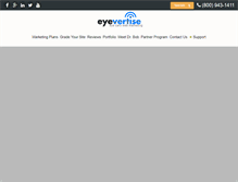 Tablet Screenshot of eyevertise.com